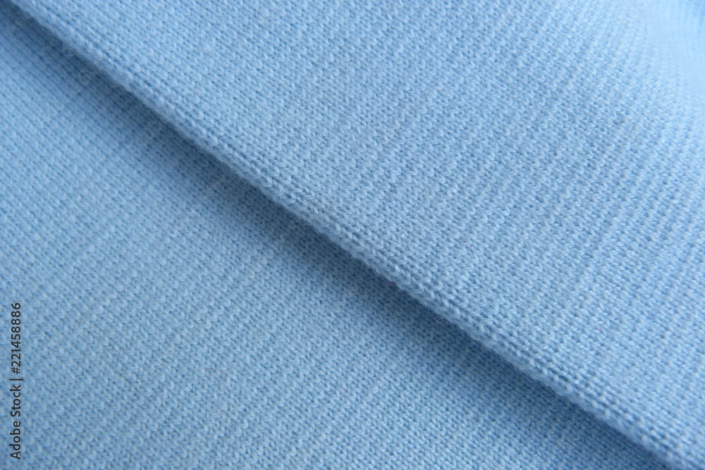 blue woolen fabric close-up knitted fabric wool blue woolen fabric close-up knitted fabric wool