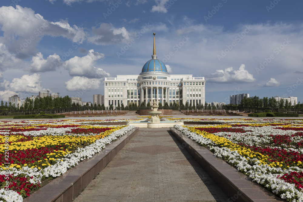Residence of the President of the Republic of Kazakhstan Ak Orda in Astana, Kazakhstan.