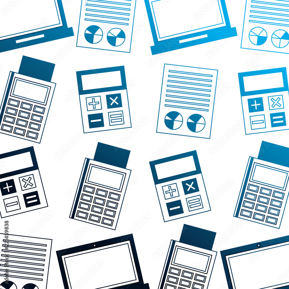 business commerce dataphone calculator report pattern