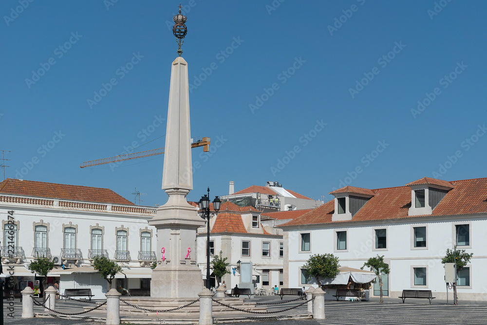 obelisk in the city center