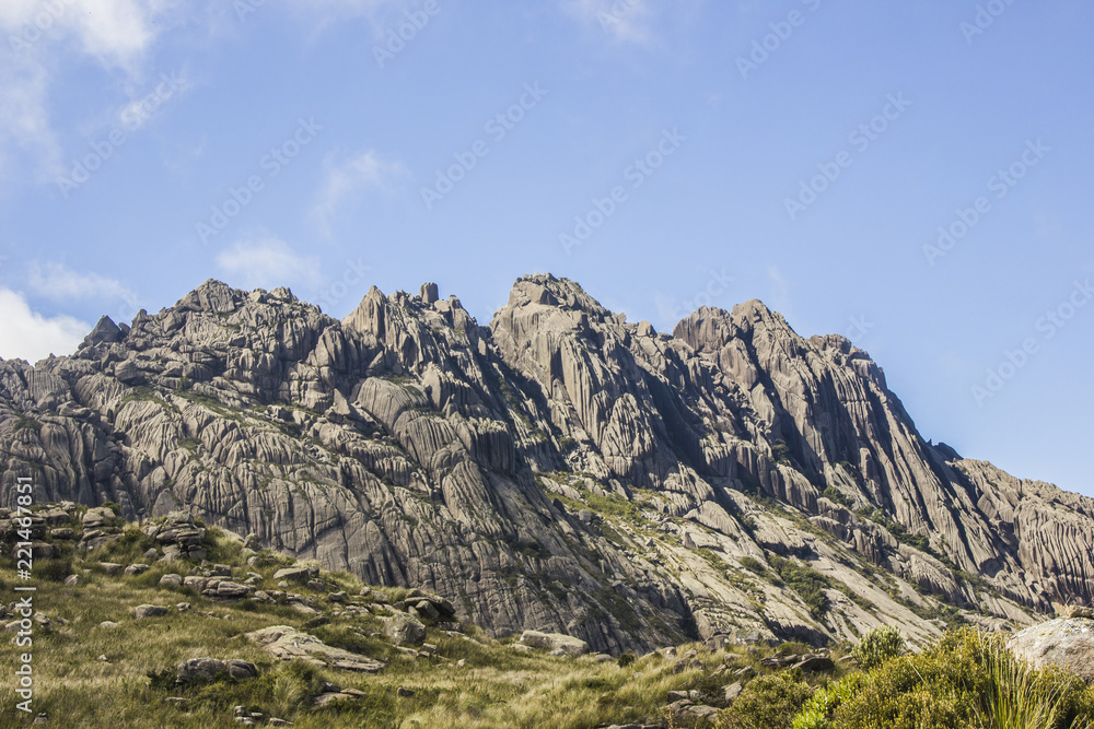 Fototapeta premium peak of black needles Itatiaia