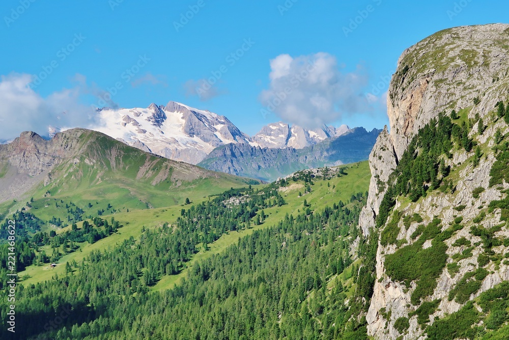 Marmolata, Blick vom Hexenstein, Dolomiten