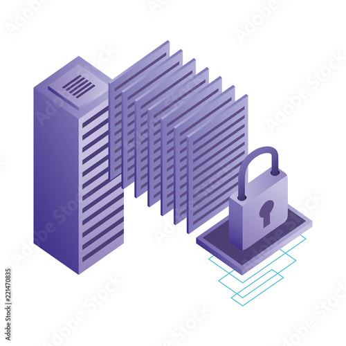 database server center security data network