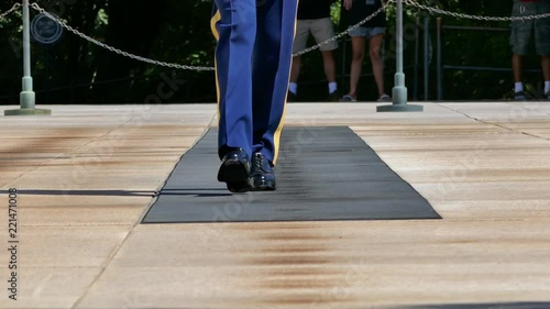 Sentry's feet at Tomb of the Unknown Soldier 4K