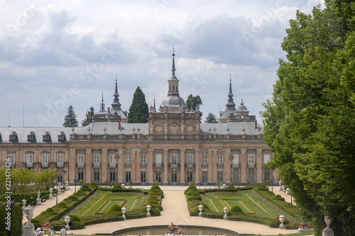 Jardines y palacio de la real granja de San idelfonso, España