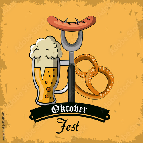 Oktober fest card