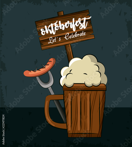 Oktober fest card