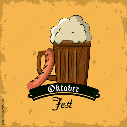 Oktober fest card
