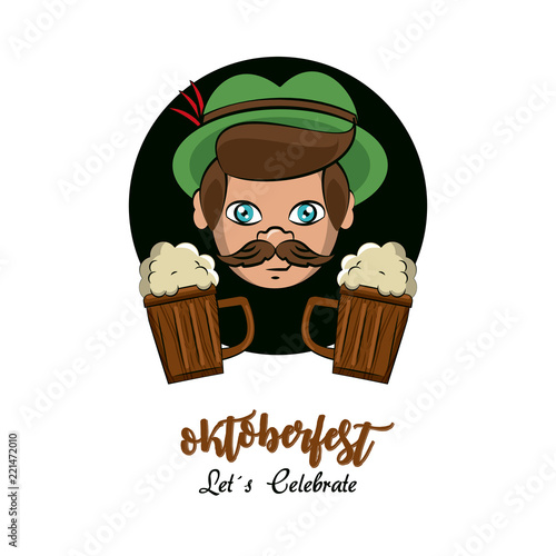 Oktober fest card