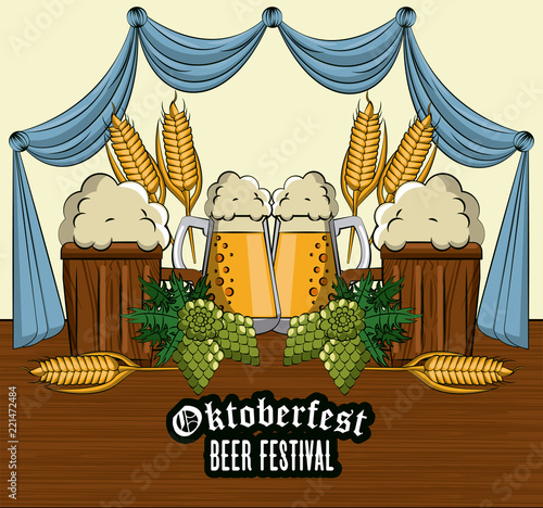 Oktober fest card