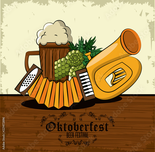Oktober fest card