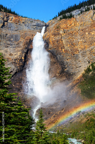 Takakkaw Falls in Yoho National Park  British Columbia  Canada