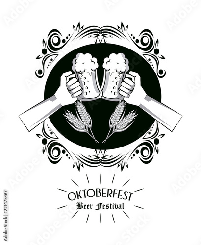 Oktober fest card