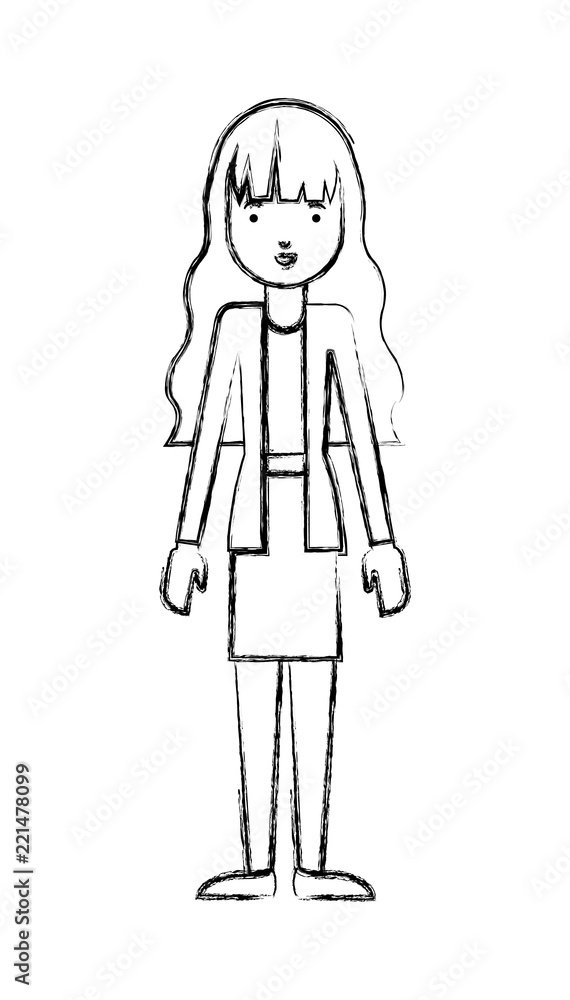 beautiful and young woman character beautiful and young woman character