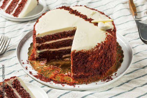 Homemade Sweet Red Velvet Cake