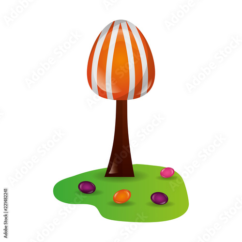 tree land sweet candies confetionery