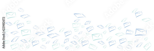 buste, lettera, messaggio, scrivere