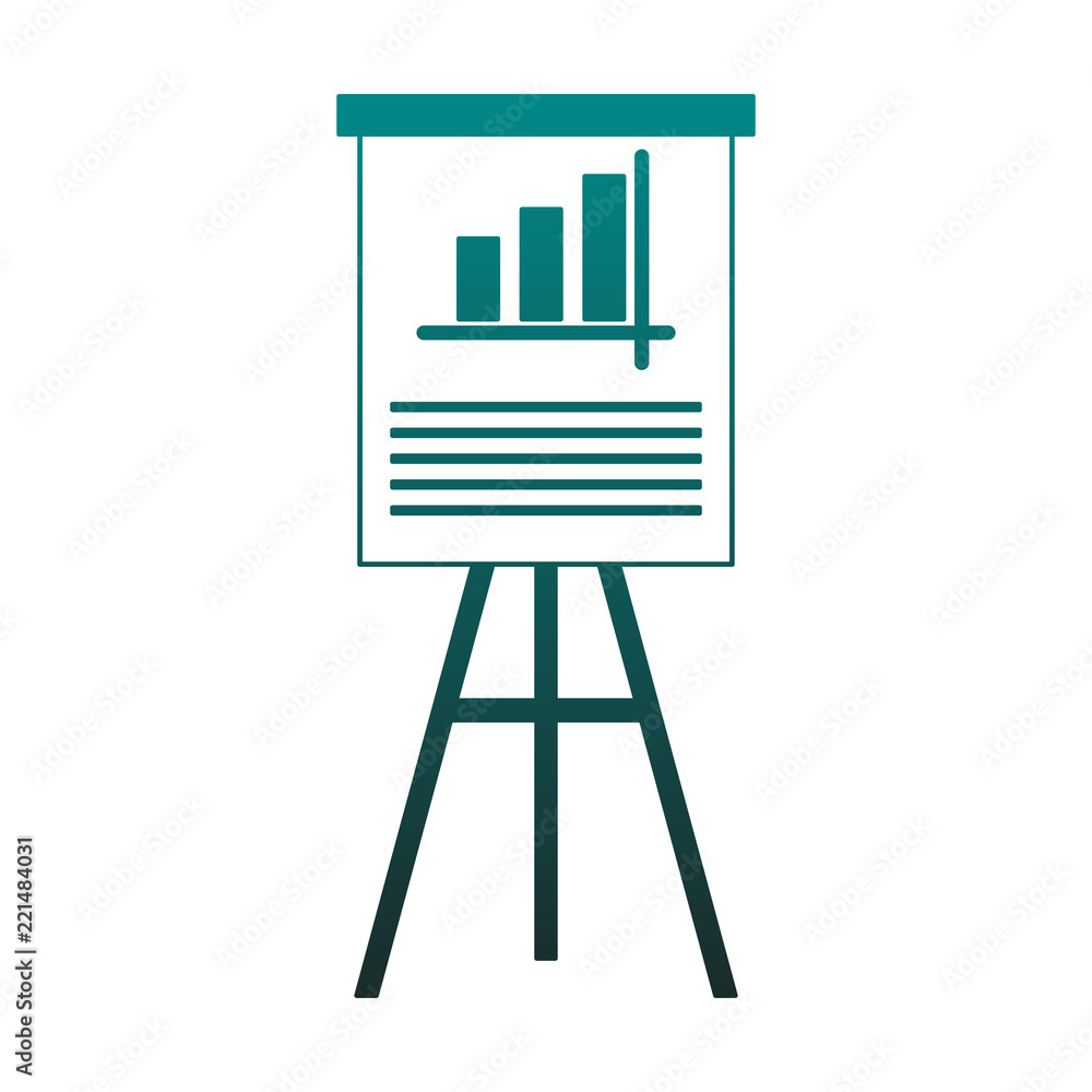 Statistics on whiteboard and plant pot blue lines Statistics on whiteboard and plant pot blue lines