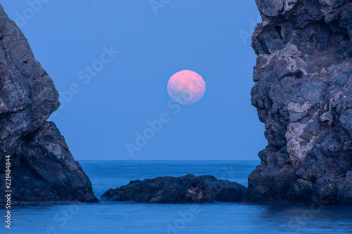 Luna llena en la Rijana