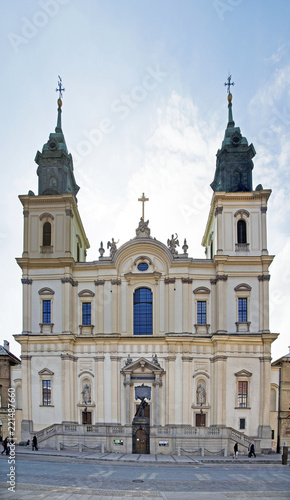 Fototapeta Naklejka Na Ścianę i Meble -  Heiligkreuzkirche, Warschau, Polen
