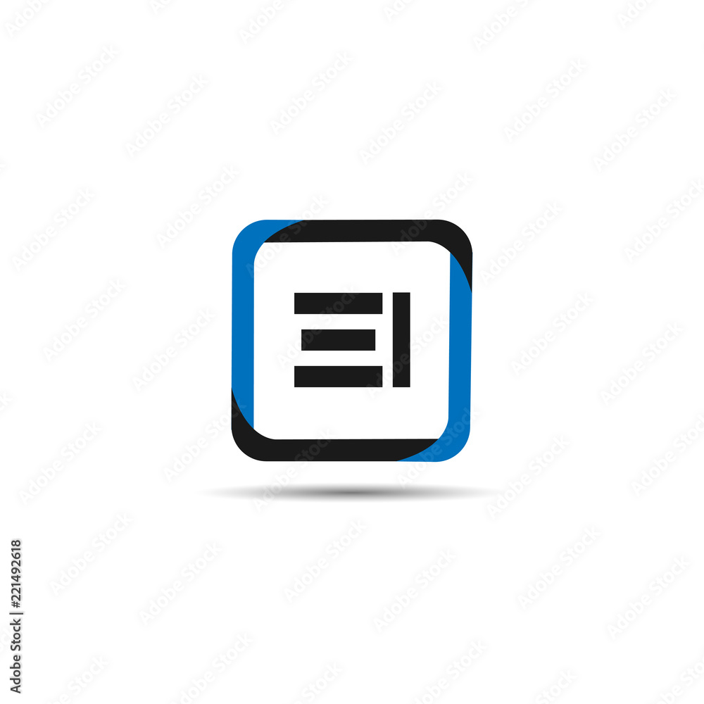 Initial Letter EI Logo Template Design Initial Letter EI Logo Template Design