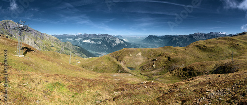 Landscape of the Pizol, Swiss Alps