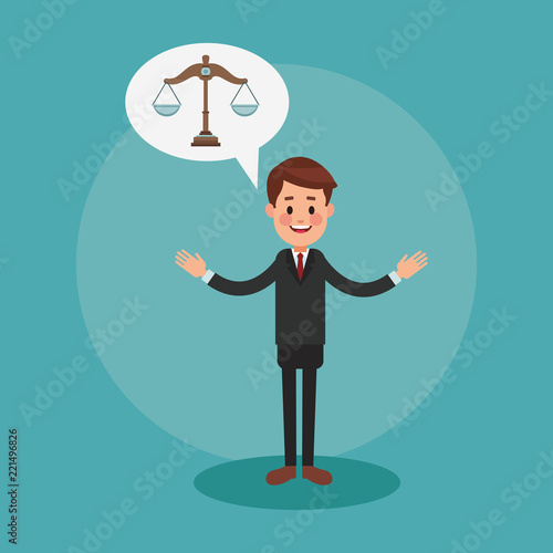 Executive lawyer cartoon