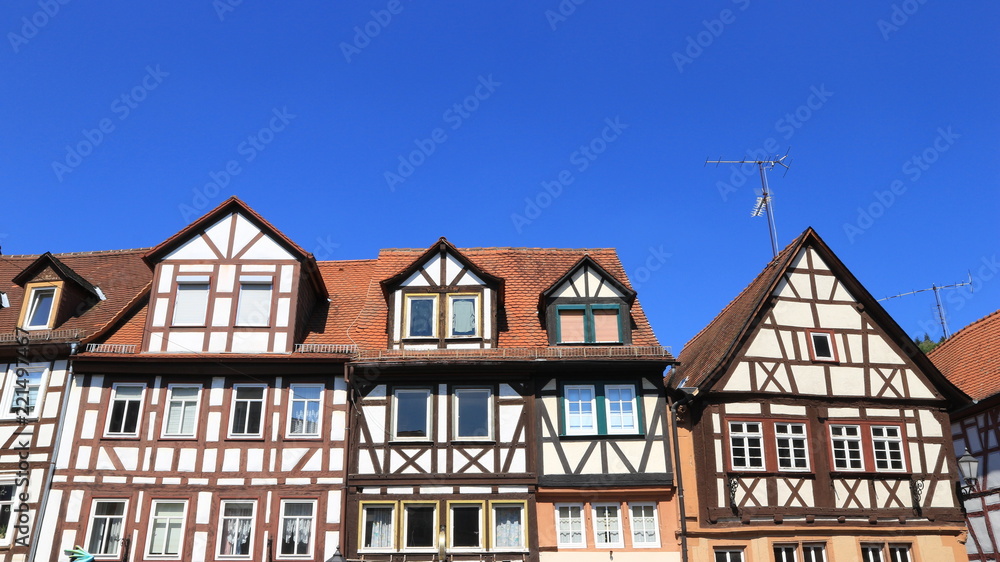 Fachwerkfassaden in Büdingen