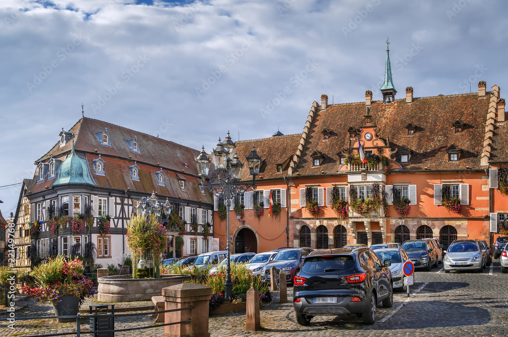 Town hall in Barr, Alsace, France