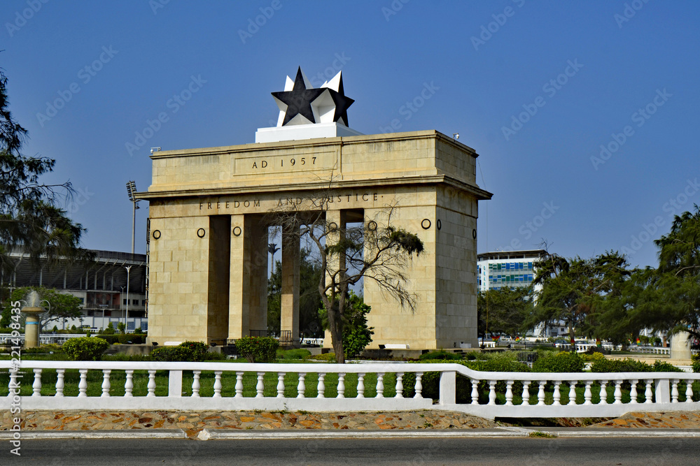 Independence Arch at Accra, Ghana