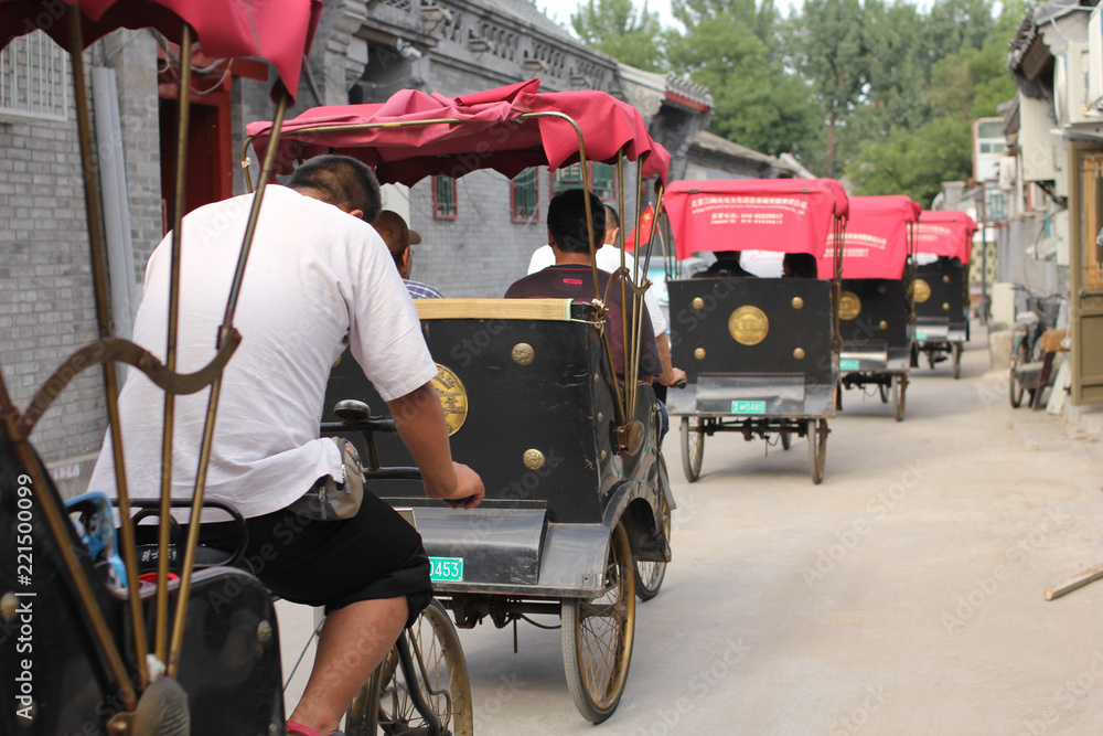 Obraz premium riksha caravan