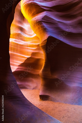 Beautiful colorful textured pattern, Antelope Canyon, page, Arizona