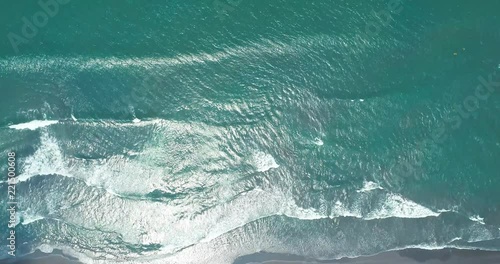 aerial shot of tainan coastline photo