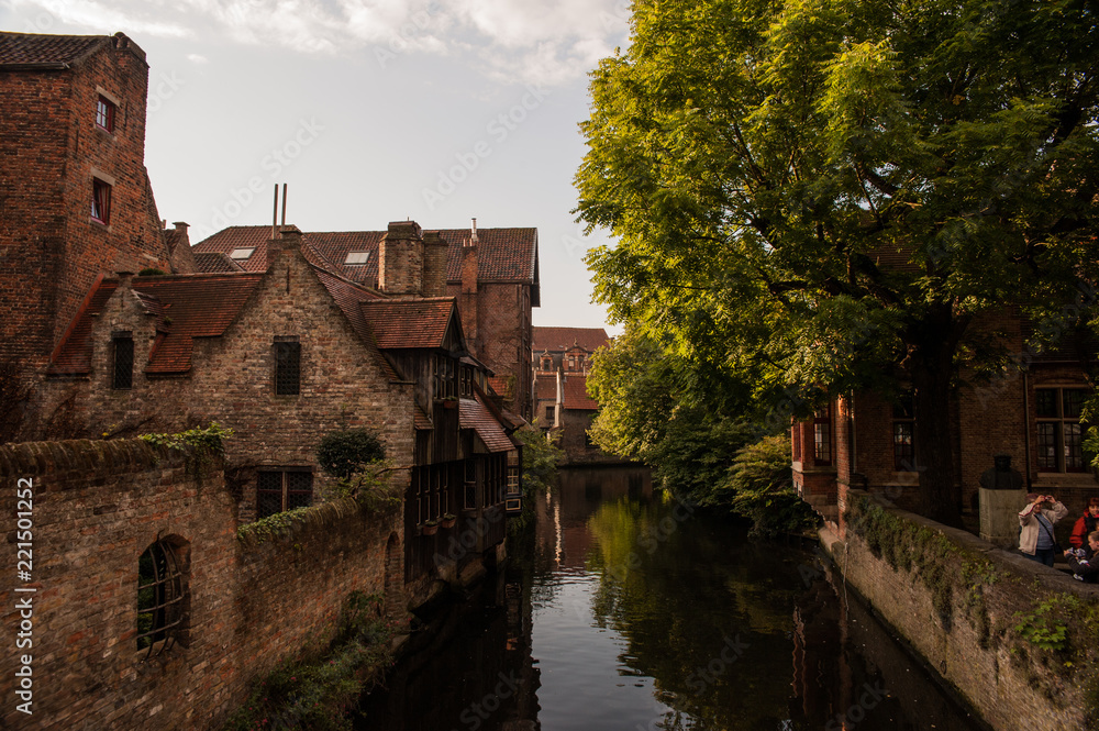 Obraz premium Bruggy old city of Belgium