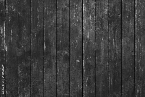 Black wooden table background, texture