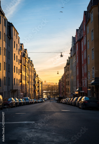 View down the street Stockholm © Fabian