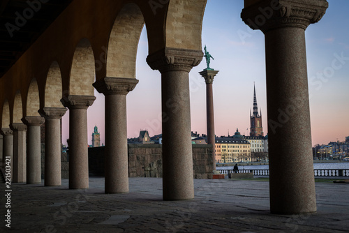 Old town view from stockholm town hall