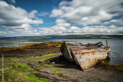 two shipwrecks