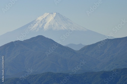 雲取山からの富士山眺望