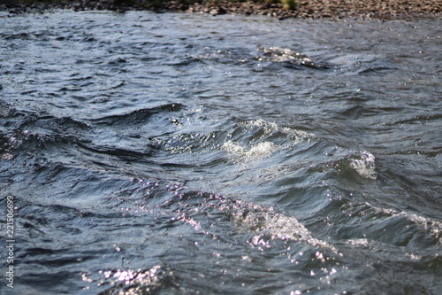 waves on the beach