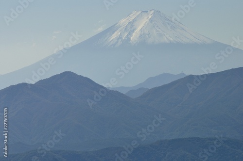 富士山遠望 雲取山より