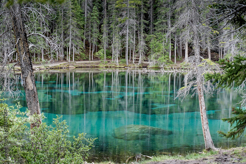 Grassi Lakes in Canmore  Alberta  Canada