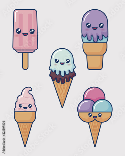 kawaii food design 