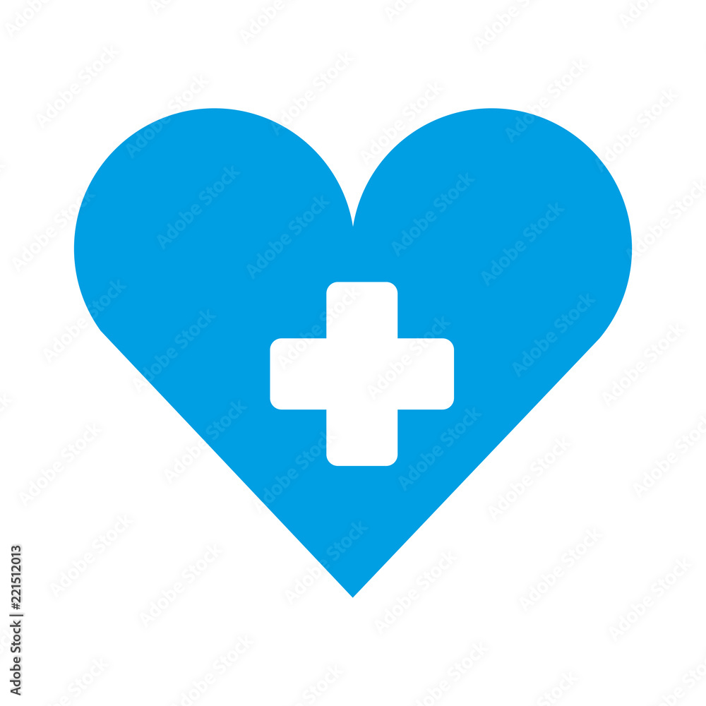 medical heart cross hospital symbol medical heart cross hospital symbol