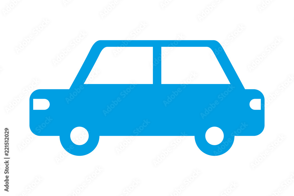 car vehicle transport pictogram isolated image