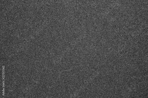 Texture black tight weave carpet. photo