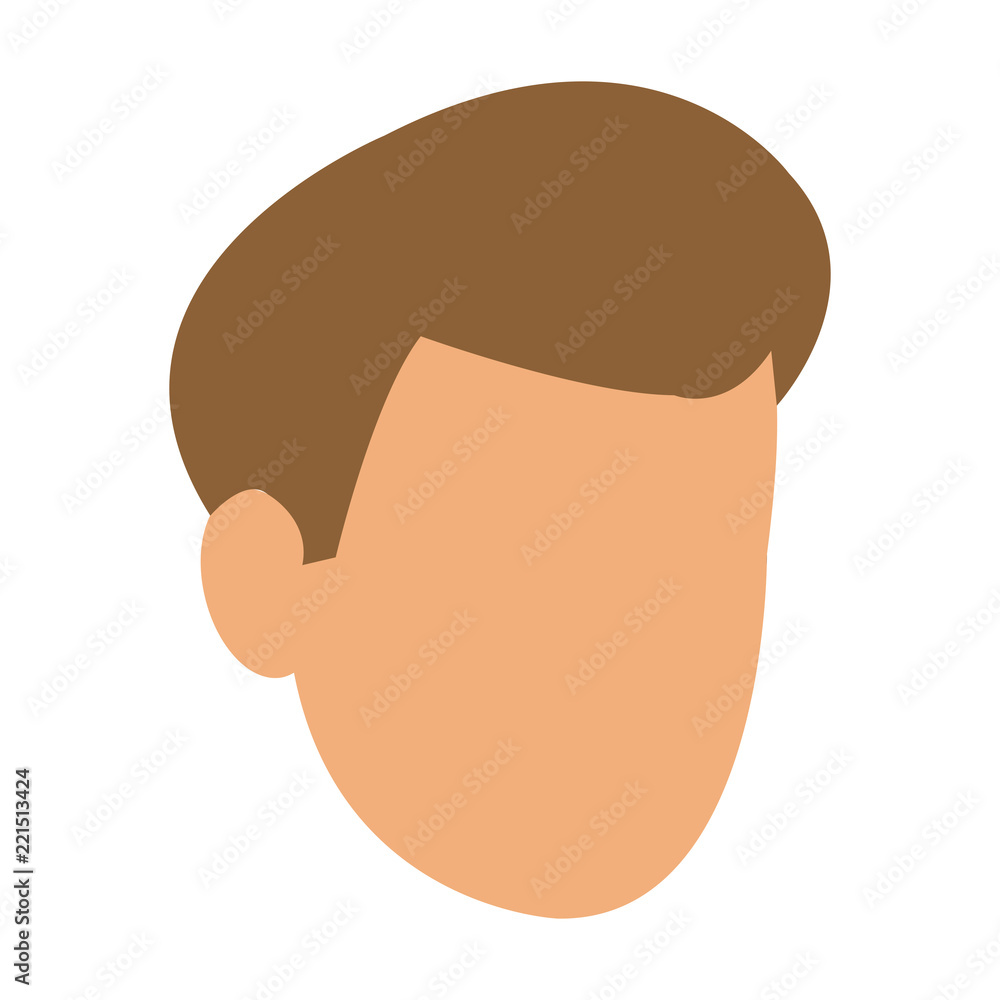Obraz premium Man faceless head