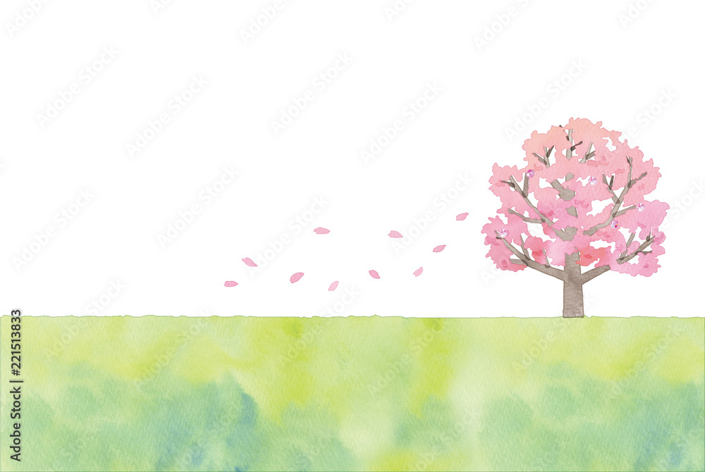 桜の木のイラスト Stock Illustration Adobe Stock