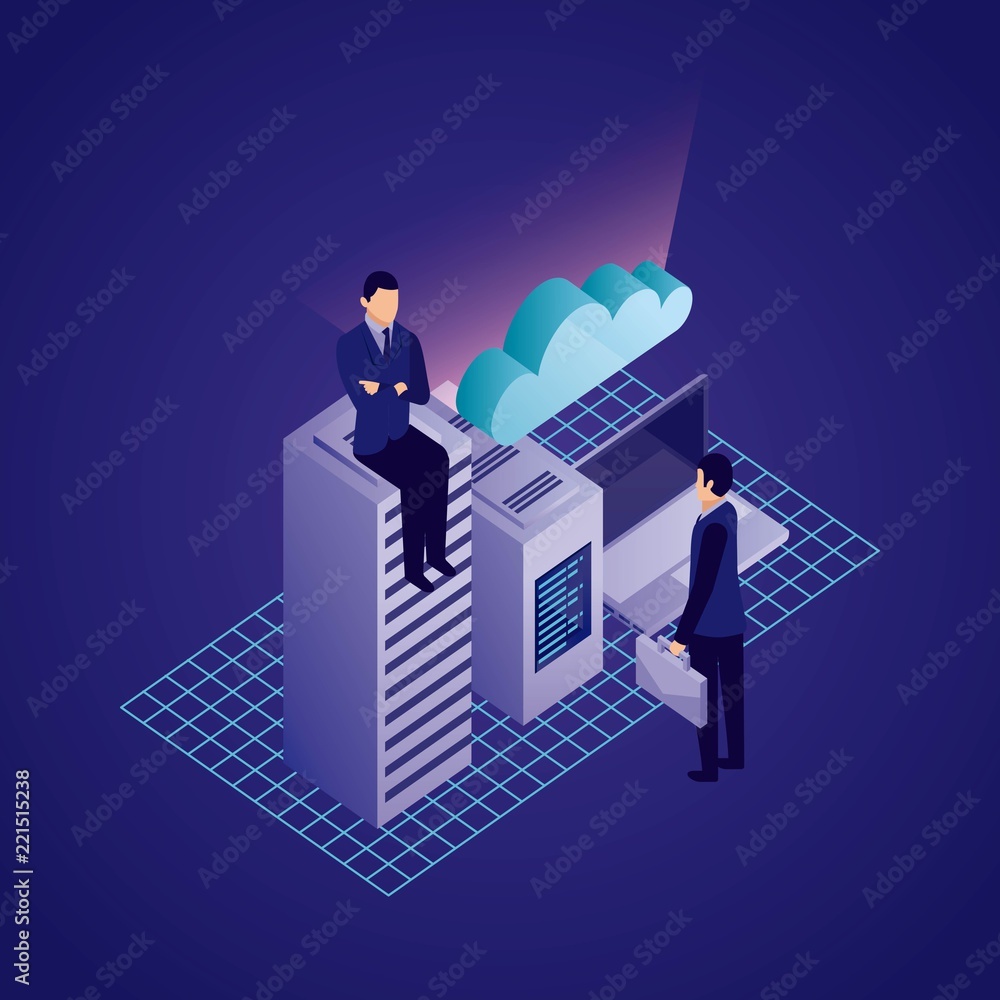 data network businessman concept data network businessman concept
