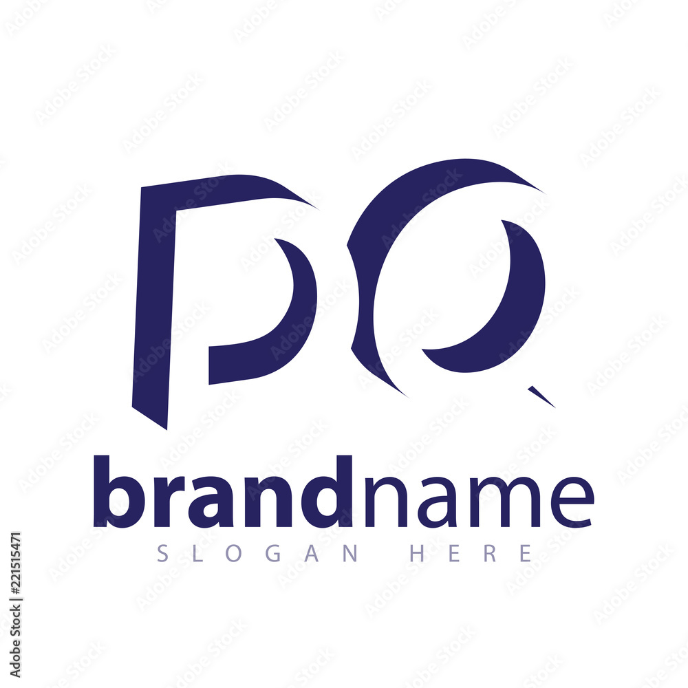 D Q initial letter with negative space logo icon vector template D Q initial letter with negative space logo icon vector template